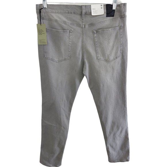 NWT Men Slim Fit Jeans Grey-028023 - Picture 3 of 3